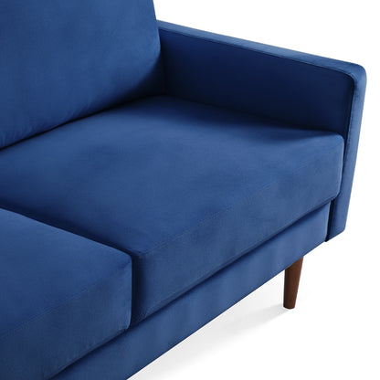 Canapé rembourré de 69 pouces de large avec accoudoirs carrés, mobilier de maison et de bureau OS