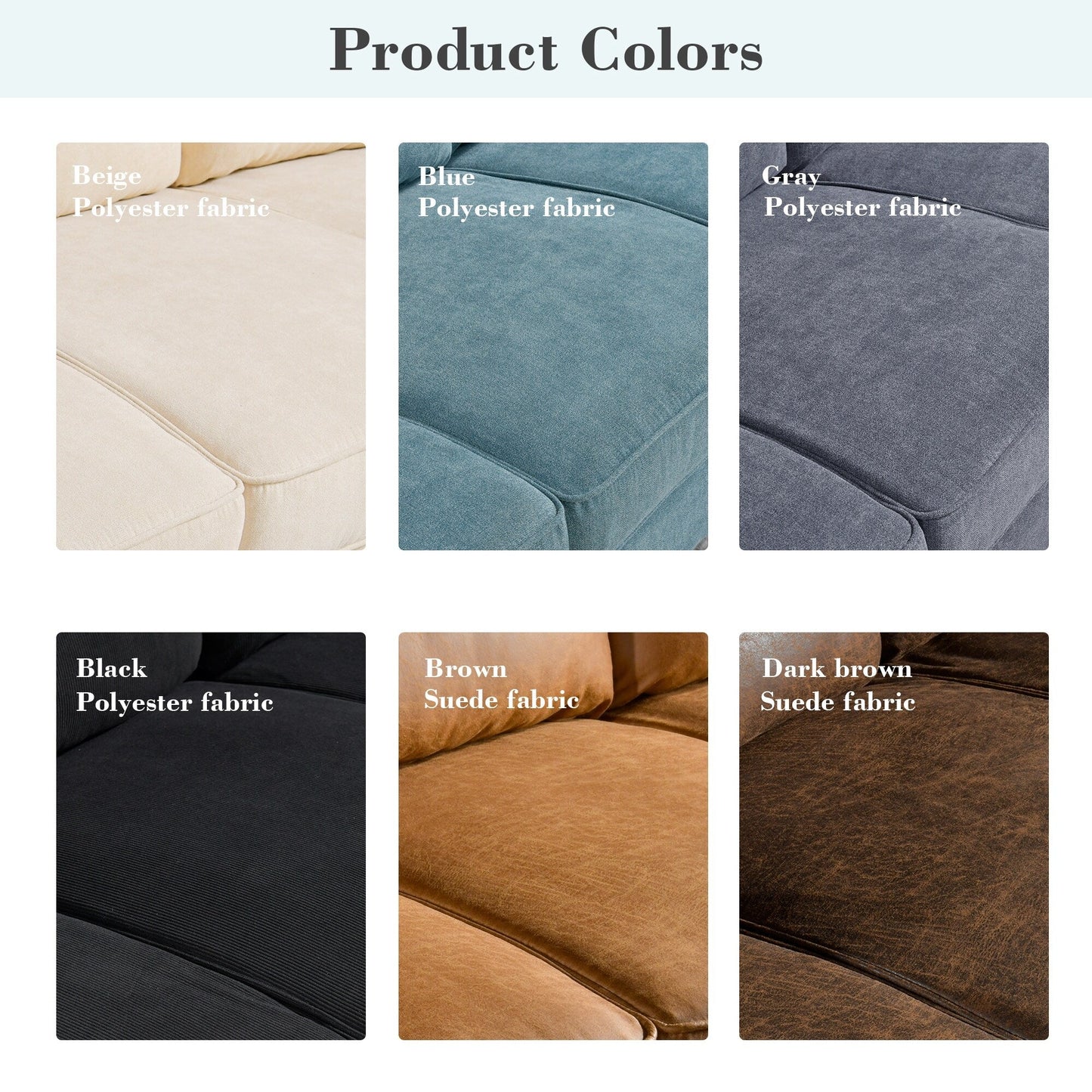 Canapé d'intérieur OVIOS avec coussin moelleux et pieds en bois