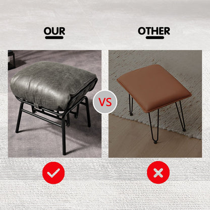 Fauteuil d'appoint de salon OVIOS Fauteuil inclinable à bascule avec pouf