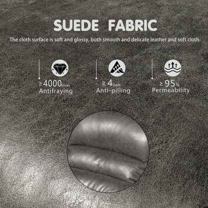 Fauteuil d'appoint de salon OVIOS Fauteuil inclinable à bascule avec pouf