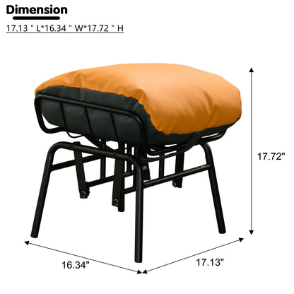 Fauteuil d'appoint de salon OVIOS Fauteuil inclinable à bascule avec pouf