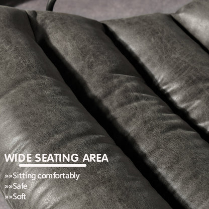 Fauteuil d'appoint de salon OVIOS Fauteuil inclinable à bascule avec pouf