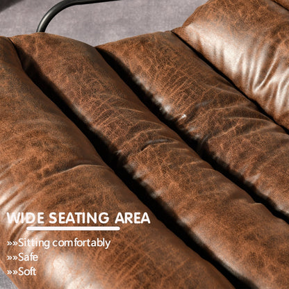 Fauteuil d'appoint de salon OVIOS Fauteuil inclinable à bascule avec pouf