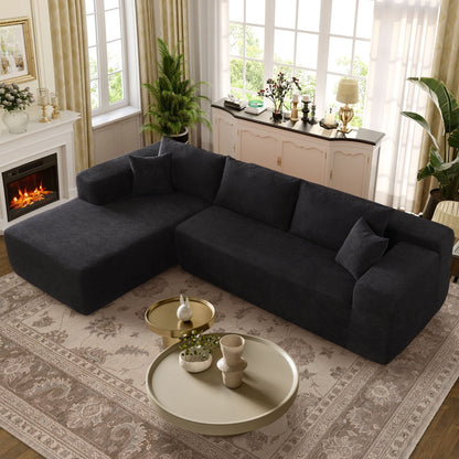 Canapé méridienne OVIOS Pit Stripes sans assemblage requis