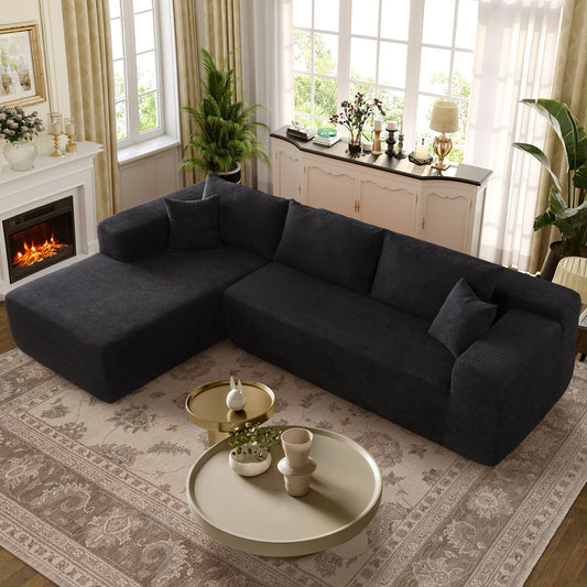 Canapé méridienne OVIOS Pit Stripes sans assemblage requis