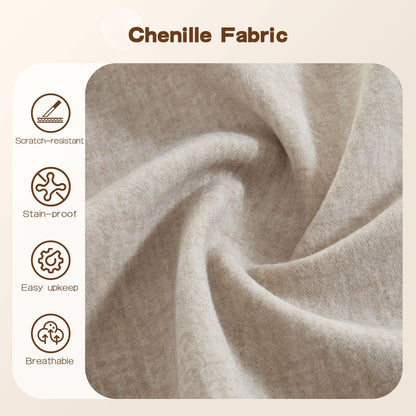 Canapé méridienne OVIOS résistant aux rayures, aucun assemblage requis