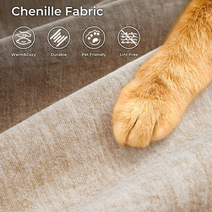 Canapé méridienne OVIOS résistant aux rayures, aucun assemblage requis