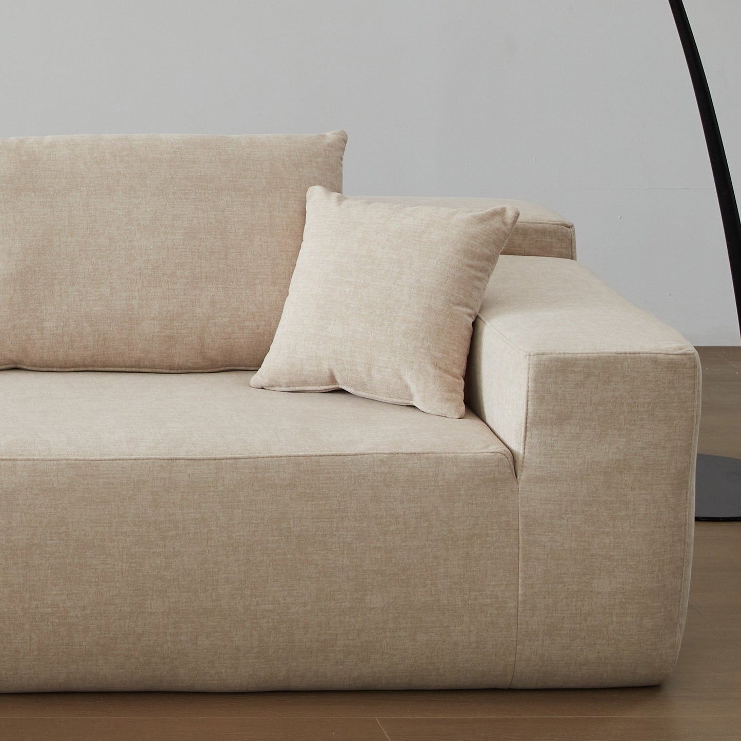 Canapé méridienne OVIOS résistant aux rayures, aucun assemblage requis