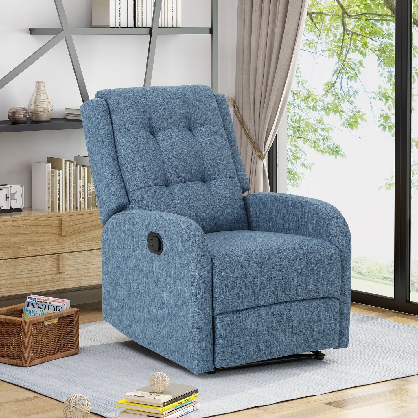 Fauteuil inclinable traditionnel rembourré O'Leary par Christopher Knight Home