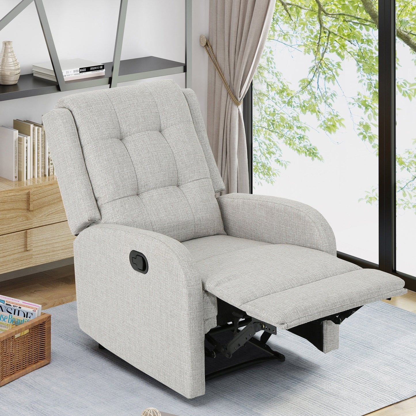 Fauteuil inclinable traditionnel rembourré O'Leary par Christopher Knight Home