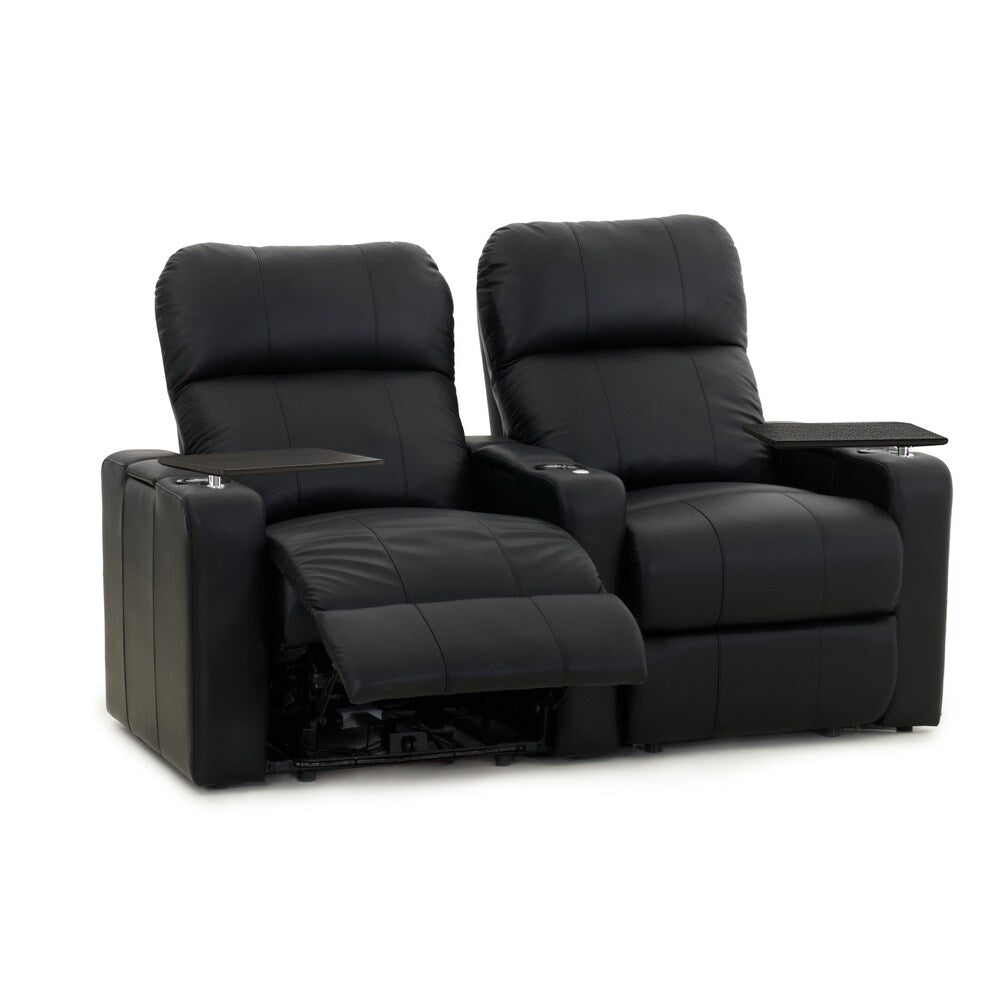 Ensemble de sièges de cinéma maison en cuir électrique Octane Turbo XL700 (rangée de 2)