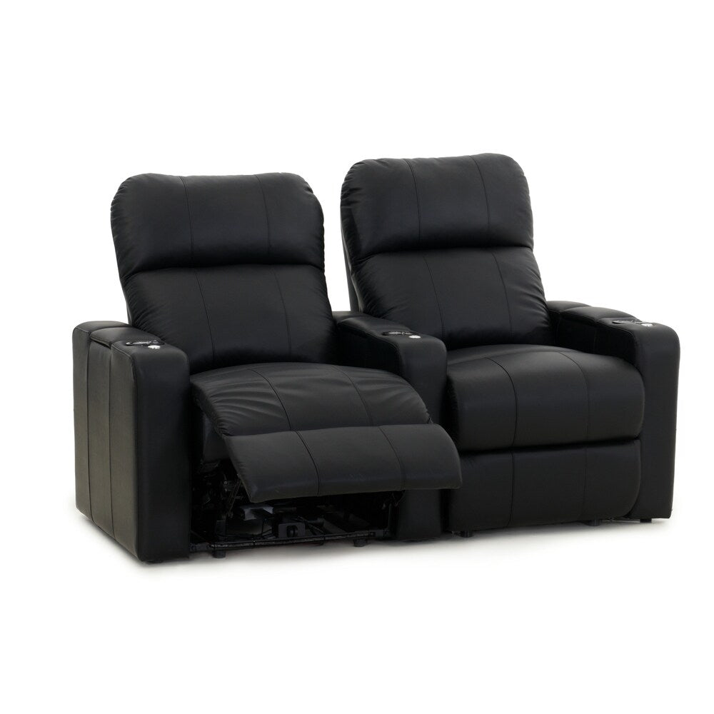 Ensemble de sièges de cinéma maison en cuir électrique Octane Turbo XL700 (rangée de 2)
