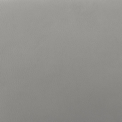 Fauteuil inclinable électrique zéro gravité Octavia en cuir argenté et gris avec chauffage et massage