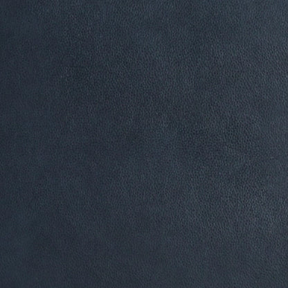 Canapé-lit Queen Orion, 85 pouces, cuir véritable et similicuir bleu océan