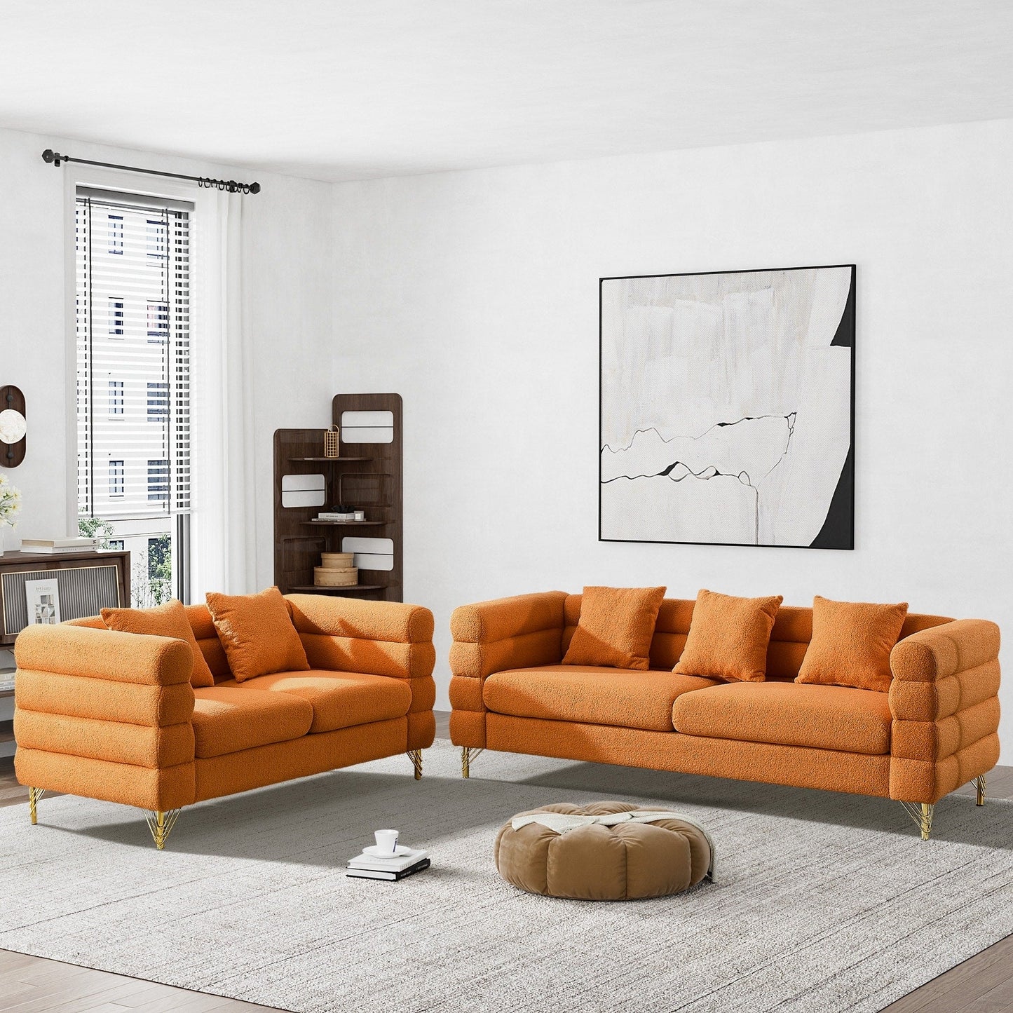 Canapé Ouyessir Mid-Century pour chambre, salon, bureau, appartement