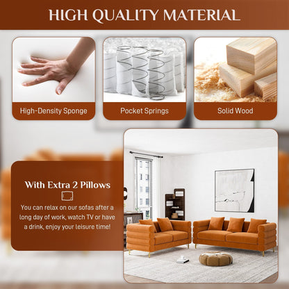 Canapé Ouyessir Mid-Century pour chambre, salon, bureau, appartement