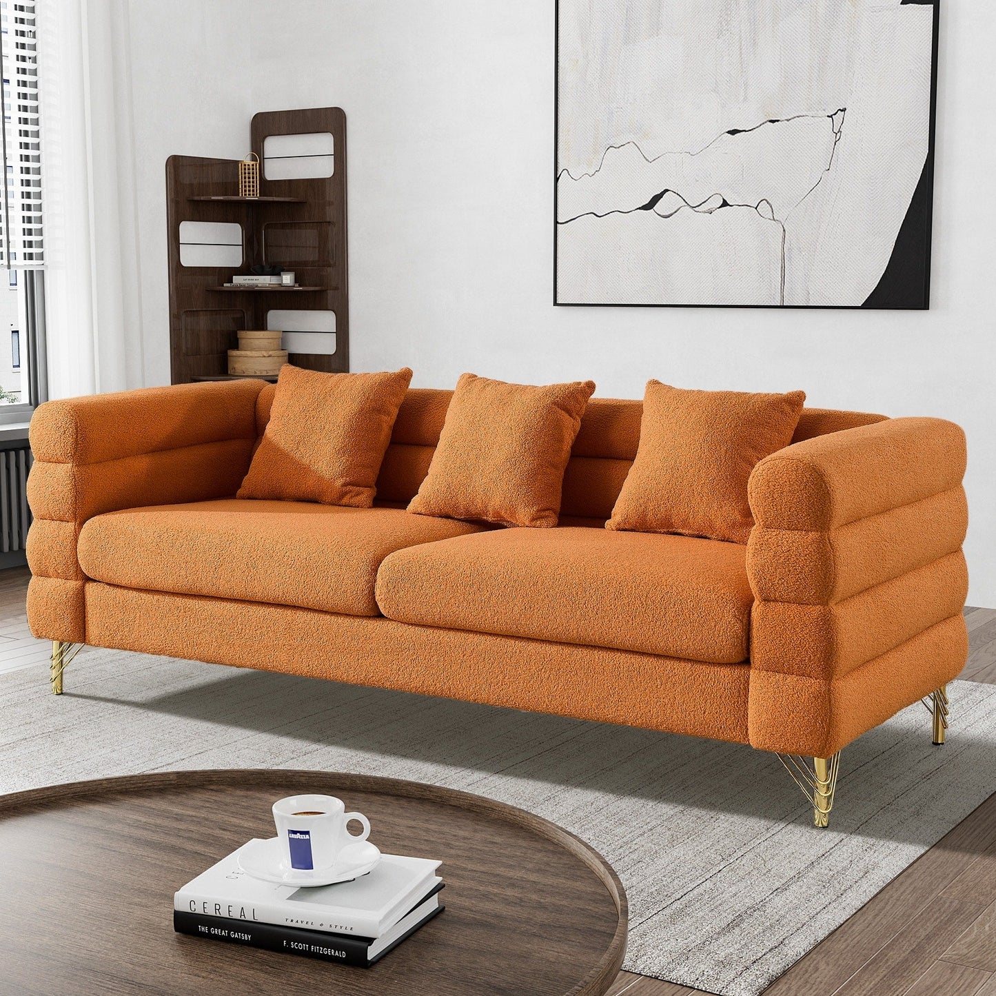 Canapé Ouyessir Mid-Century pour chambre, salon, bureau, appartement