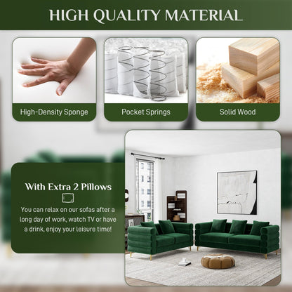 Canapé Ouyessir Mid-Century pour chambre, salon, bureau, appartement