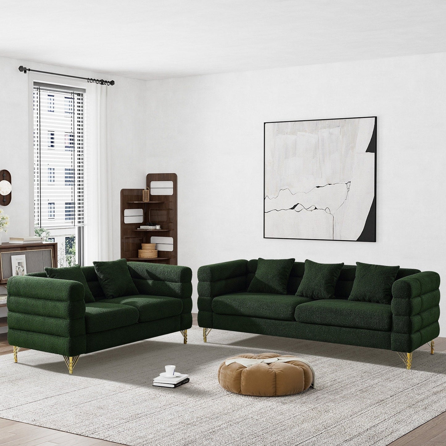 Canapé Ouyessir Mid-Century pour chambre, salon, bureau, appartement