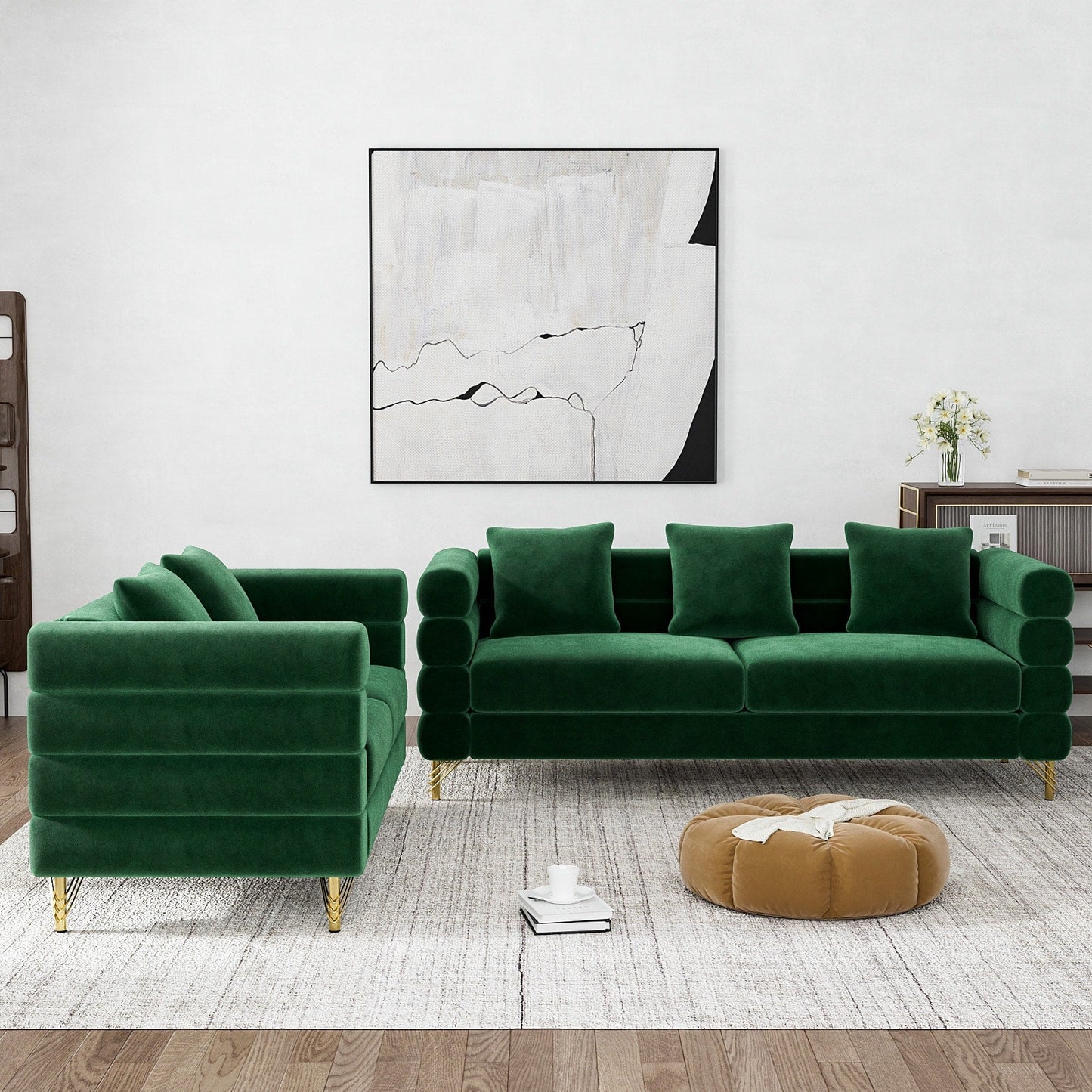 Canapé Ouyessir Mid-Century pour chambre, salon, bureau, appartement