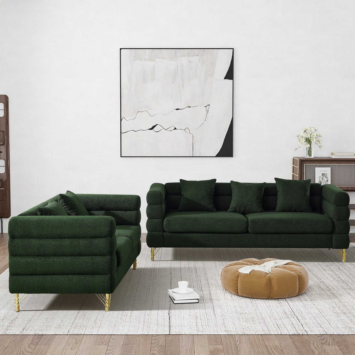 Canapé Ouyessir Mid-Century pour chambre, salon, bureau, appartement