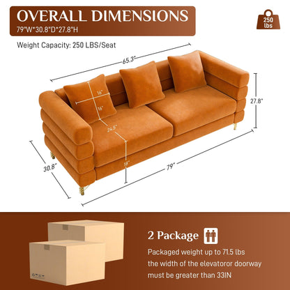 Canapé Ouyessir Mid-Century pour chambre, salon, bureau, appartement