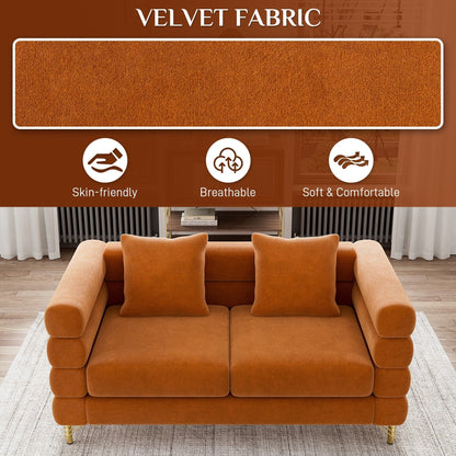 Canapé Ouyessir Mid-Century pour chambre, salon, bureau, appartement