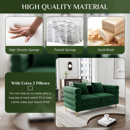 Canapé Ouyessir Mid-Century pour chambre, salon, bureau, appartement