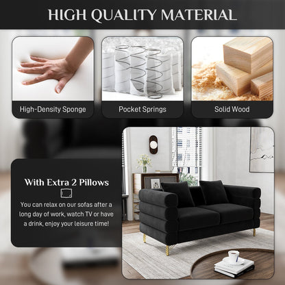 Canapé Ouyessir Mid-Century pour chambre, salon, bureau, appartement