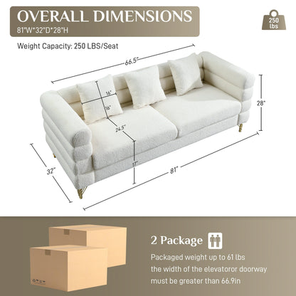 Canapé Ouyessir Mid-Century pour chambre, salon, bureau, appartement