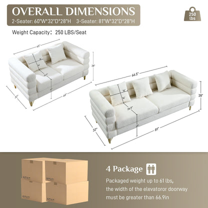 Canapé Ouyessir Mid-Century pour chambre, salon, bureau, appartement