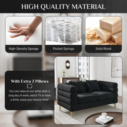 Canapé Ouyessir Mid-Century pour chambre, salon, bureau, appartement