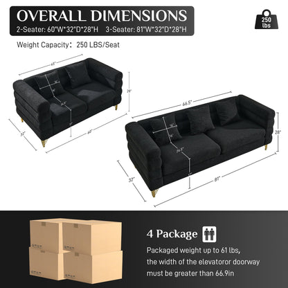 Canapé Ouyessir Mid-Century pour chambre, salon, bureau, appartement