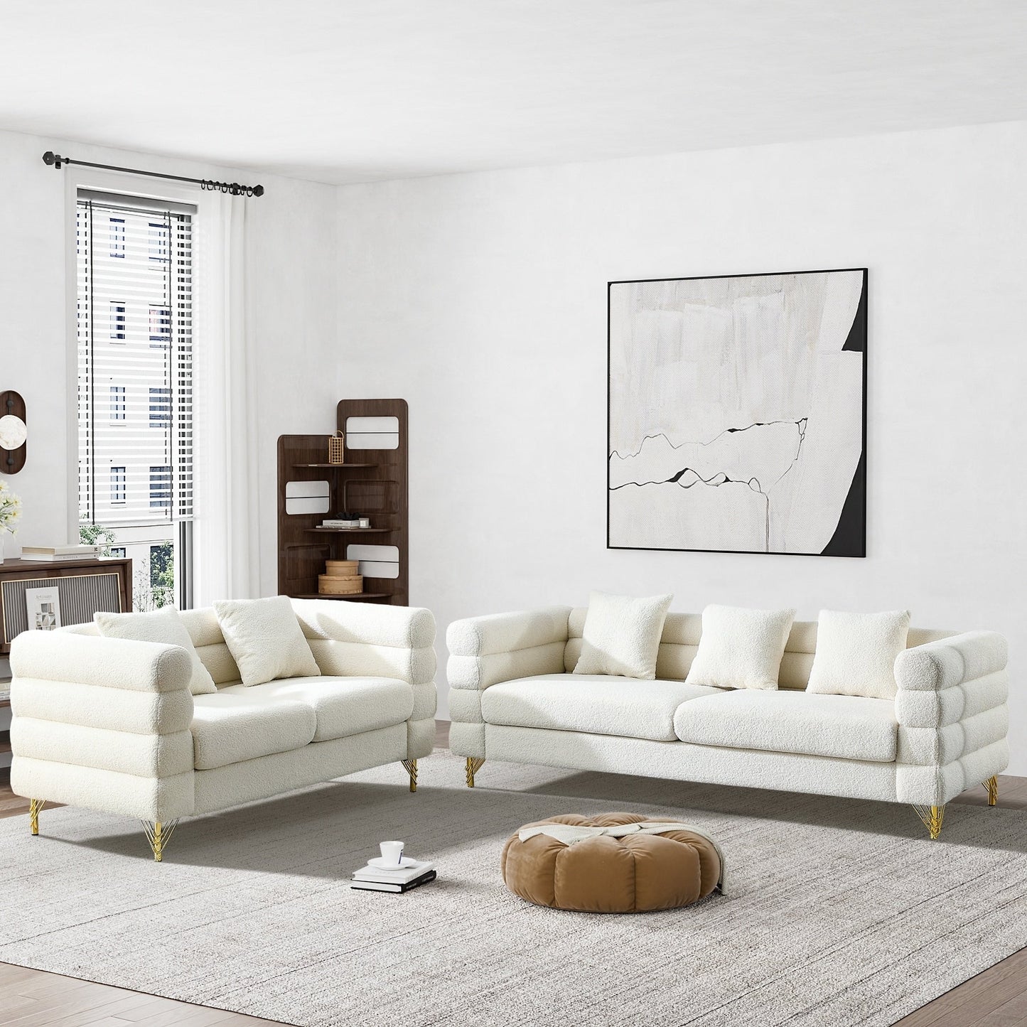 Canapé Ouyessir Mid-Century pour chambre, salon, bureau, appartement