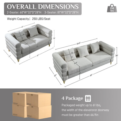 Canapé Ouyessir Mid-Century pour chambre, salon, bureau, appartement