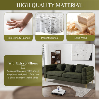 Canapé Ouyessir Mid-Century pour chambre, salon, bureau, appartement