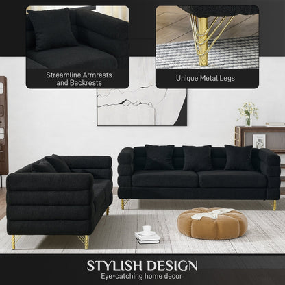 Canapé Ouyessir Mid-Century pour chambre, salon, bureau, appartement