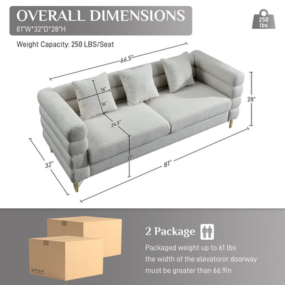 Canapé Ouyessir Mid-Century pour chambre, salon, bureau, appartement