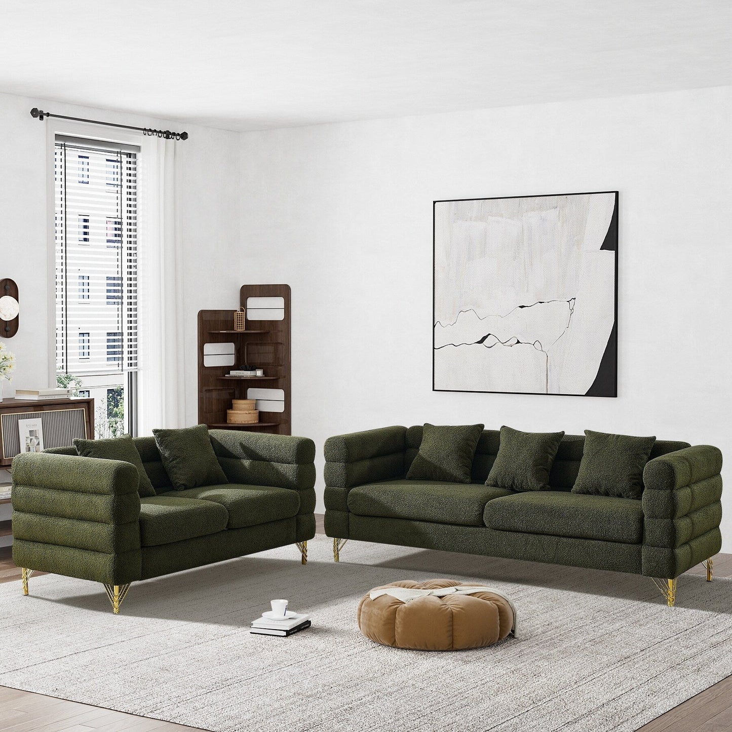 Canapé Ouyessir Mid-Century pour chambre, salon, bureau, appartement