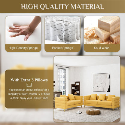 Canapé Ouyessir Mid-Century pour chambre, salon, bureau, appartement