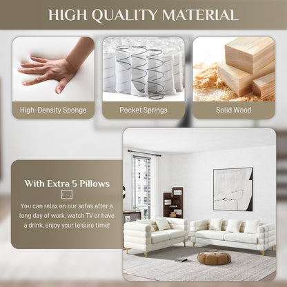 Canapé Ouyessir Mid-Century pour chambre, salon, bureau, appartement