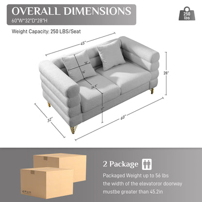 Canapé Ouyessir Mid-Century pour chambre, salon, bureau, appartement