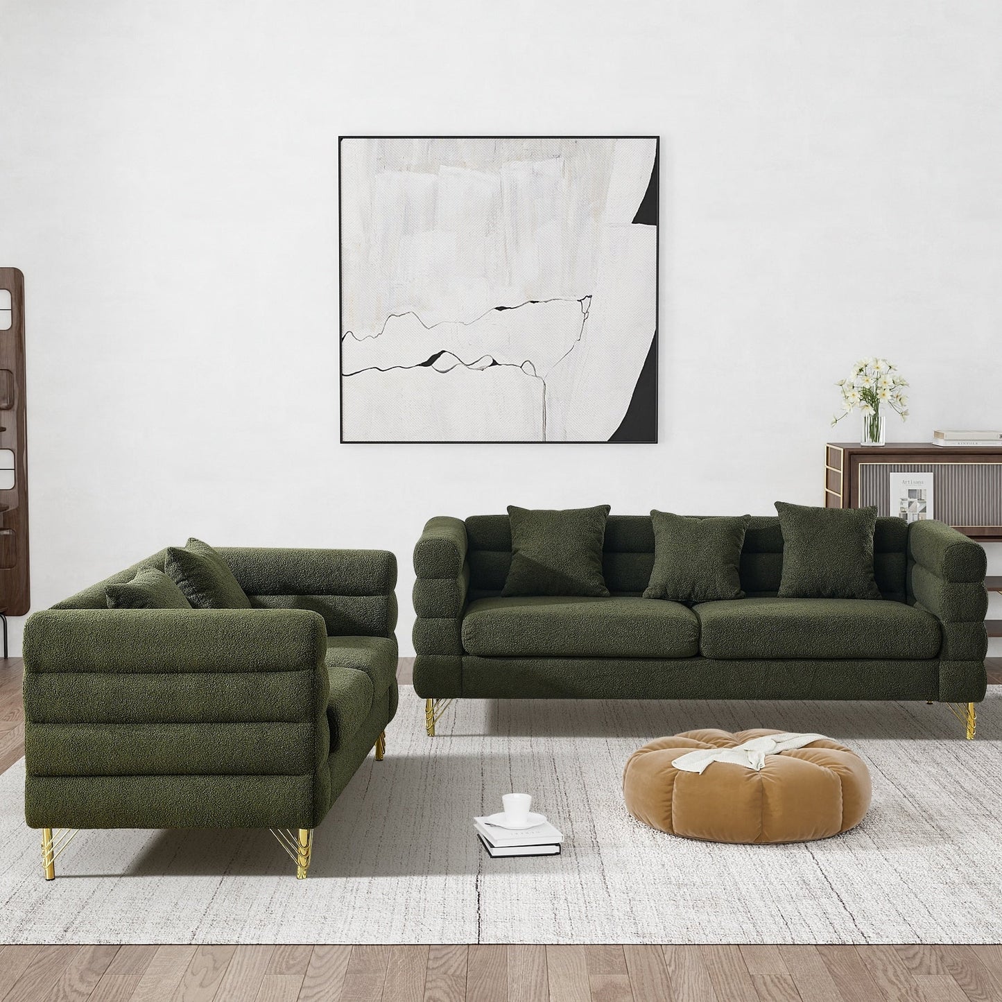 Canapé Ouyessir Mid-Century pour chambre, salon, bureau, appartement