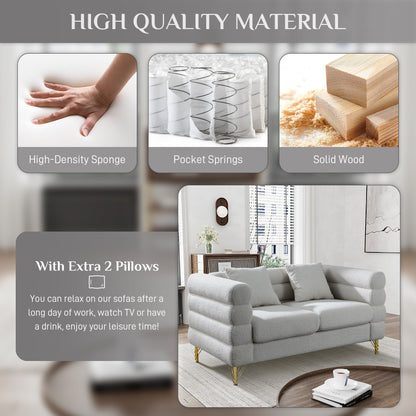 Canapé Ouyessir Mid-Century pour chambre, salon, bureau, appartement