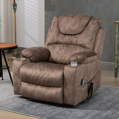 Fauteuil inclinable électrique surdimensionné à 180°, à double moteur et à commande indépendante, modèle phare amélioré