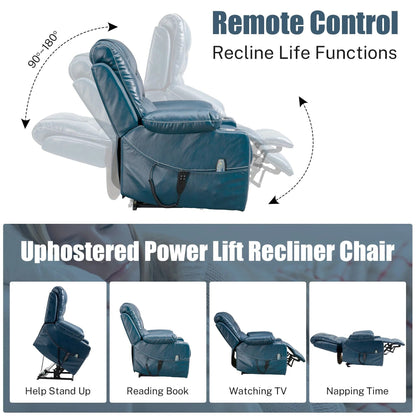 Fauteuil inclinable électrique surdimensionné à 180°, à double moteur et à commande indépendante, modèle phare amélioré