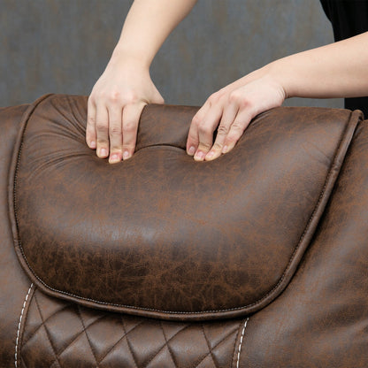 Fauteuil inclinable électrique surdimensionné à 180°, à double moteur et à commande indépendante, modèle phare amélioré