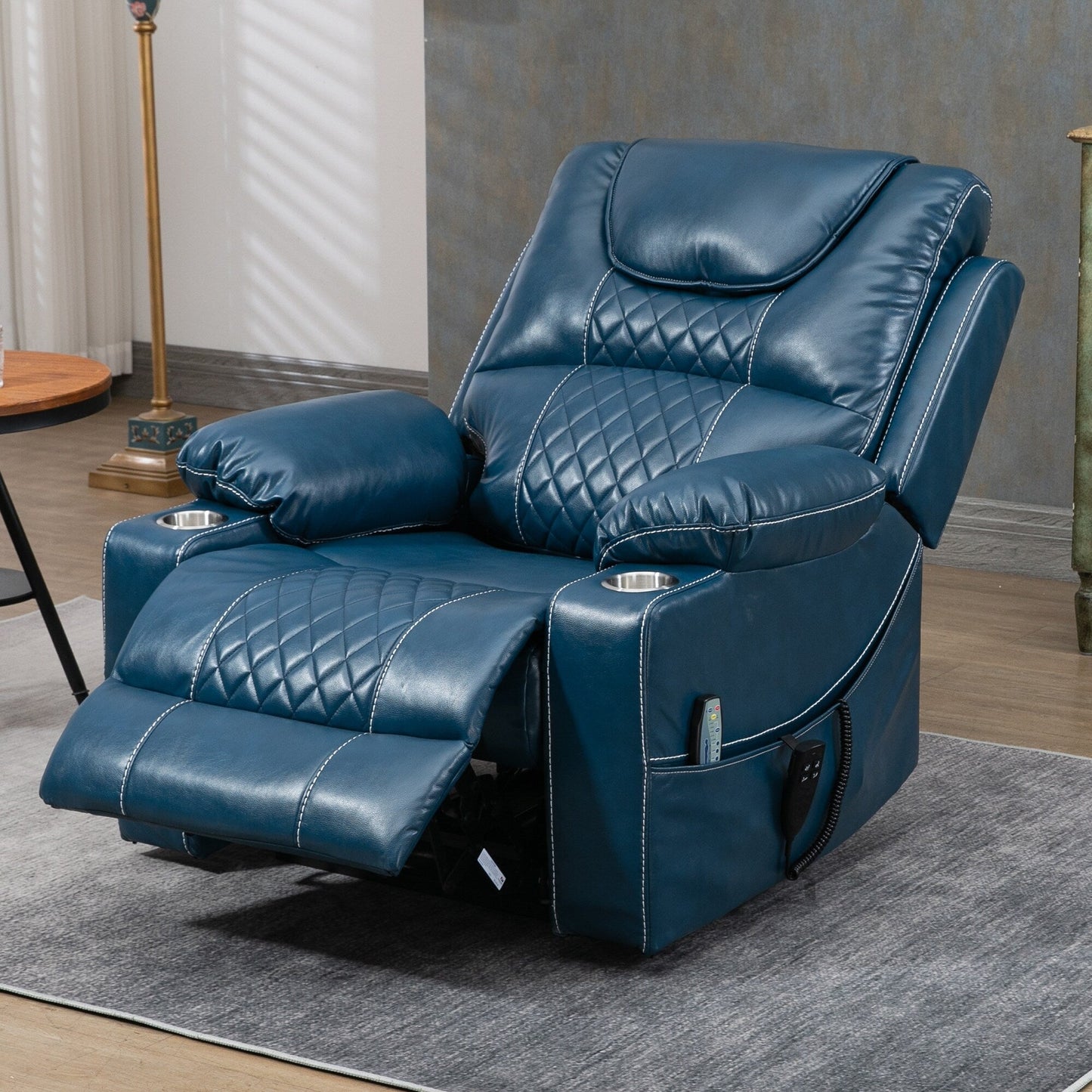 Fauteuil inclinable électrique surdimensionné à 180°, à double moteur et à commande indépendante, modèle phare amélioré