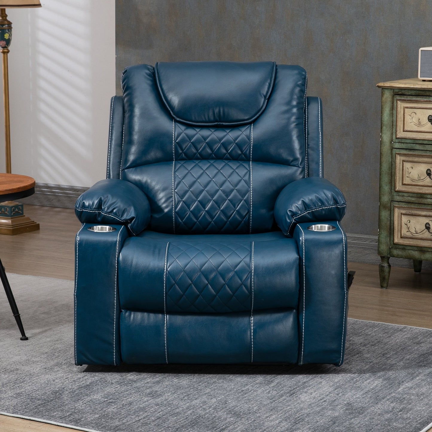 Fauteuil inclinable électrique surdimensionné à 180°, à double moteur et à commande indépendante, modèle phare amélioré