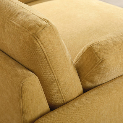 Fauteuil simple surdimensionné en chenille